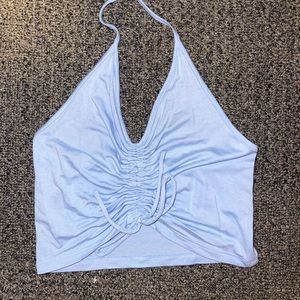 Pacsun halter top with front scrunch